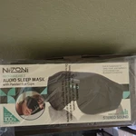 Nizoni Rechargeable Audio Sleep Mask Padded Eye Cups Memory Foam Black New. Price: $14.00.