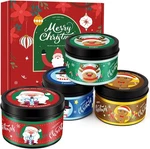 Christmas Candles - X 4.6OZ Scented Gifts For Women Set, Red New. Price: $27.78.