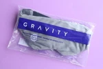 Gravity Weighted Sleep Mask Gray Relaxation Eye Adjustable Strap New. Price: $22.00.