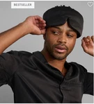 Lunya $65 Bnib Washable Silk Sleep Mask In Immersed Black Size New. Price: $49.00.