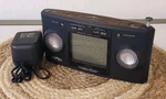 Sharper Image Big Screen Soother 20 Alarm Radio Mahogany SI564 Used. Price: $49.00.