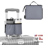Domiking Travel Luggage Cup Holder For Suitcase Free Hands Drink Carrier Grey New. Price: $28.91.