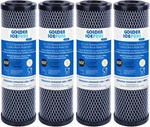 Cto Carbon Water Filter Cartridge Micron 2.5" X 10" 4PACK New. Price: $28.42.