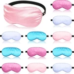 12 Pieces Silk Sleep Mask Pure Eye With Adjustable Strap Soft... New. Price: $26.96.