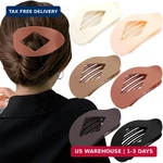 Atoden Large Flat Round Hair Clips Oval Claw For Thick Medium Thin 6P New. Price: $14.98.