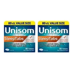 Unisom Sleeptabs, Nighttime Sleep-aid, Doxylamine 80 Count (pack Of 2) New. Price: $27.00.