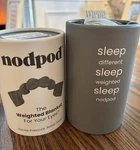 New Nodpod The Weighted Blanket For Your Eyes, Sleep Mask, Elephant Gray $38MSRP. Price: $19.00.
