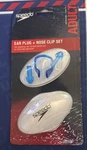 Speedo Unisex Ear Plug And Nose Clip Set - Swimming Waterproof Reusable Training New. Price: $10.00.