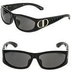 Christian Verydior Black Cannage S3F Visor Mask Sunglasses CD40202F New. Price: $432.00.