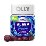 Olly Extra Strength Sleep Gummies 50 Count Blackberry Mint Melatonin Theanine New. Price: $18.89.