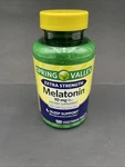 Spring Valley Extra Strength Melatonin Dietary Supplement 120 Vegetarian Tablets New. Price: $11.77.