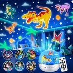 One Fire Dinosaur Night Light Projector, With 15 Films & Bluetooth Music And ... New. Price: $42.99.