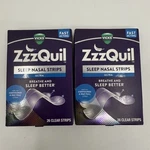 Zzzquil Ultra Sleep Clear Nasal Strips Breathe Better 26 Count Boxes 52 Total New. Price: $19.70.