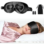 Vocoste 22 Momme Pure Silk Sleep Mask Travel Pouch 3D Contour Adjustable New. Price: $38.09.