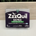 (1) Vicks Zzzquil Ultra Nighttime Sleep Aid Tablets 12 New. Price: $18.99.