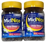 Midnite Deep Sleep Cycle Support 10MG Melatonin 36 Cherry Gummies EXP:2026+ New. Price: $39.98.