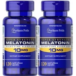 Melatonin Aid Supplement 120 Count Pack Of Fall Asleep Faster New. Price: $24.79.