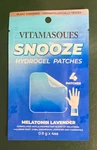 Vitamasques Snooze Hydrogel Wrist Patches Melatonin Lavender 4CT Pack New. Price: $8.95.
