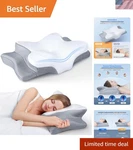 Revolutionary Adjustable Cervical Pillow - Experience Blissful Sleep & Relief New. Price: $75.99.