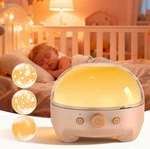 Teckygem Baby Sound Machine & Night Light For Nursery 3-IN-1 White Brown New. Price: $23.99.