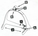 New Fisher-paykel Opus 360, Nasal Pillow Replacement Adjustable Headgear.. Price: $30.00.