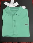 Lacoste Men's Sport Short Sleeve Ultra Dry Polo Shirt, Color Green Turquoise L/5 New. Price: $89.00.