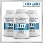 3 Pack Relaxium Sleep 60 Caps Aid Made Usa Exp 02/28 Free Shipping New. Price: $57.69.