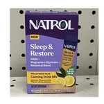 Natrol Sleep & Restore Melatonin Free Calming Drink Mix Lemon Chamomile 10CT New. Price: $17.99.