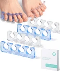 Dr. Jk- Gel Toe Separators For Pedicure, 2 Pairs, Blue & Clear, Soft And Stretch New. Price: $8.27.