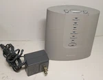 Brookstone Tranquil Moments 6 Sound Baby White Noise Sleep Machine W/ Adapter Used. Price: $24.99.