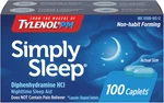 Tylenol Simply Sleep Nighttime Aid Caplets With 25 Mg Diphenhydramine Hcl New. Price: $27.99.