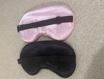 2PCS Silk Sleep Mask Adjustable Strap Blackout Soft Eye Cover Travel Home New. Price: $10.87.