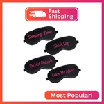 Geyoga 4 Pieces Funny Sleep Mask Silk Eye Soft Blackout Blindfold With Adju New. Price: $13.52.