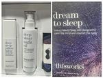 Thisworks Dream Sleep Kit Deep Night Oil 4 Oz Pillow Spray 2.5 Mask New. Price: $29.88.