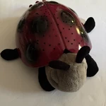 Cloud Ladybug Twilight Projector Red Black Plush Hard Shell Nightlight Stars New. Price: $18.00.