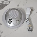 Homedics SS-2000A Sound Spa White Noise Sleep Therapy & Ac Adapter, Tested, Work Used. Price: $18.87.