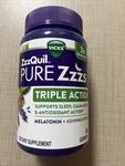 (bb 12/26) Vicks Zzzquil Pure Zzzs Triple Action Melatonin Gummies - 60 Ct. New. Price: $25.00.