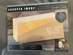 Sharper Image Sound And Light Therapy Bluetooth Alarm Clock Dorm Bedroom New. Price: $28.00.