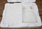 Ceramic Slip 2 Piece Kiss Molds Sleeping Kids Girls Bed Box Casting Used. Price: $38.99.