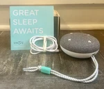 Smart White Noise Sound Machine, Charcoal, Model SNOOZ-G1 Open. Price: $50.00.