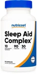 Nutricost Sleep Aid Complex Capsules 90 Ct New. Price: $23.66.