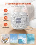 Machine, 21 Soothing Sleep Sounds, 3-IN-1 Portable And Hangable White Nois New. Price: $42.99.