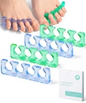 Dr. Jk- Gel Toe Separators For Pedicure, 2 Pairs, Blue & Green, New. Price: $6.23.