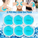 Ice Gel Beads Hot Cold Pack Pad For Migraines Puffy Eyes Soft Plush Backing New. Price: $11.39.