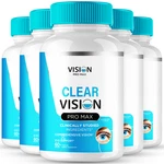 (5 Pack) Clear Vision Pro Max Eye Health Supplements, Vitamin Support Pills New. Price: $64.95.