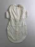 Happiest Baby Sleepea Swaddle Sack Cream Sleeveless Zip Large Pre-owned. Price: $24.99.