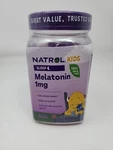 Natrol Kids Sleep Melatonin 1MG, 140 Gummies, Raspberry Flavor, Exp: 04/26 New. Price: $18.39.