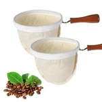 Flannel Cloth Coffee Filter With 19.5*11.5*11CM/7.7*4.5*4.3IN, Brown And Wood New. Price: $20.61.