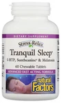 Worldwide 2 Natural Factors Stress-relax Tranquil Slepe -- 60 Chewable Table New. Price: $87.43.