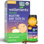 Baby Tooth Oil Organic Nighttime Teething Relief 0.5 Fl Oz Wellements Months New. Price: $20.00.